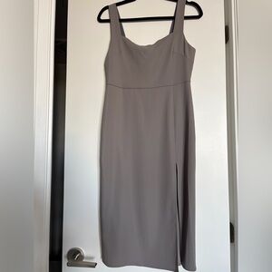 Babaton 90d slit Pewster GreyDress